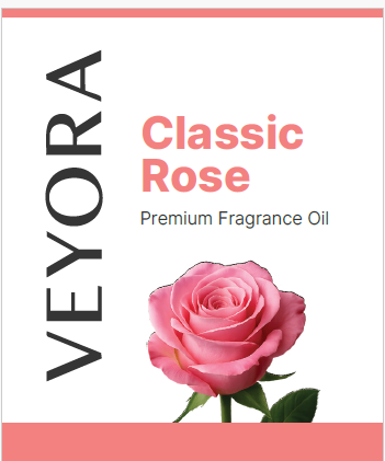 Veyora Classic Rose Fragrance Oil for Candle Making