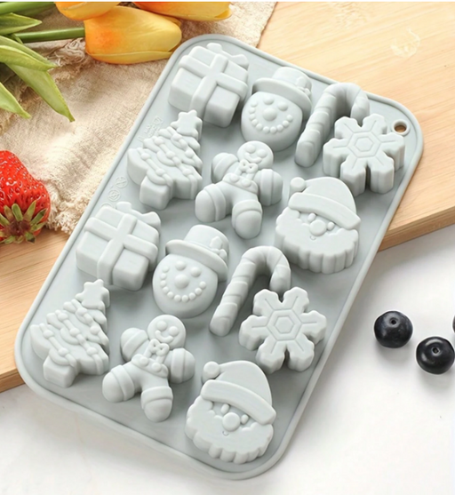 Christmas Treats Silicone Mold for Candle Making | Mould - Resinarthub