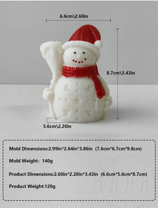 Christmas Festive Silicone Mold for Candle Making (3 Variant) | Mould - Resinarthub