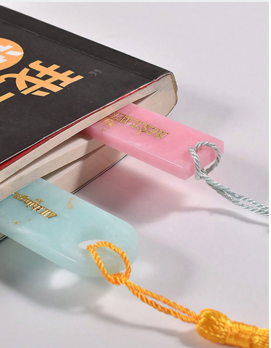 Rectangle Bookmark Silicone Mold with Tassels for Resin Art | Mould - Resinarthub