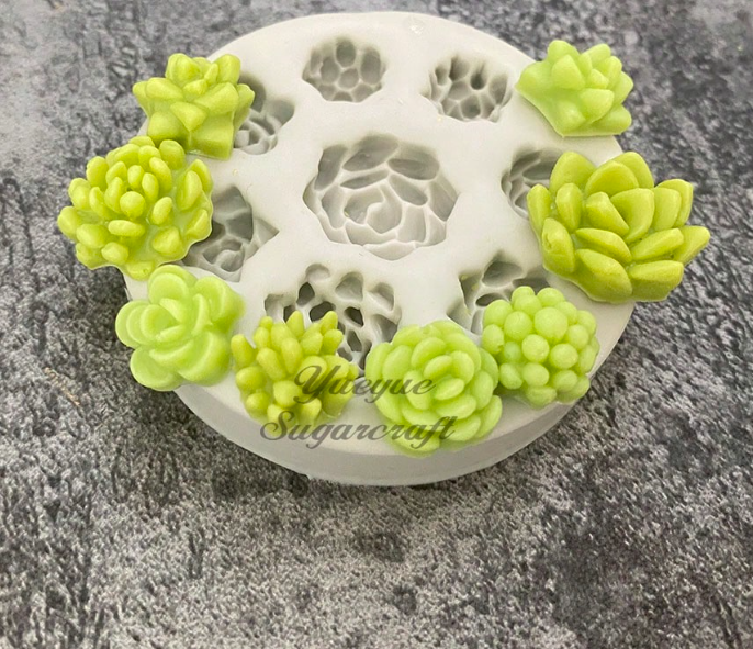 Mini Desert Garden Silicone Mold for Candle Making