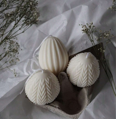 Egg Shaped Candle Silicone Molds | Mould - Resinarthub