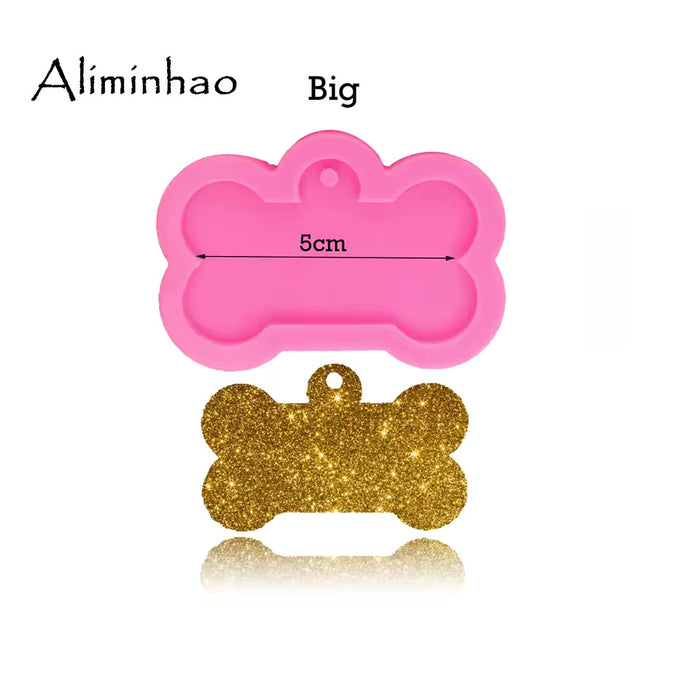 Dog Bone Shape Silicone Mould | Mould - Resinarthub