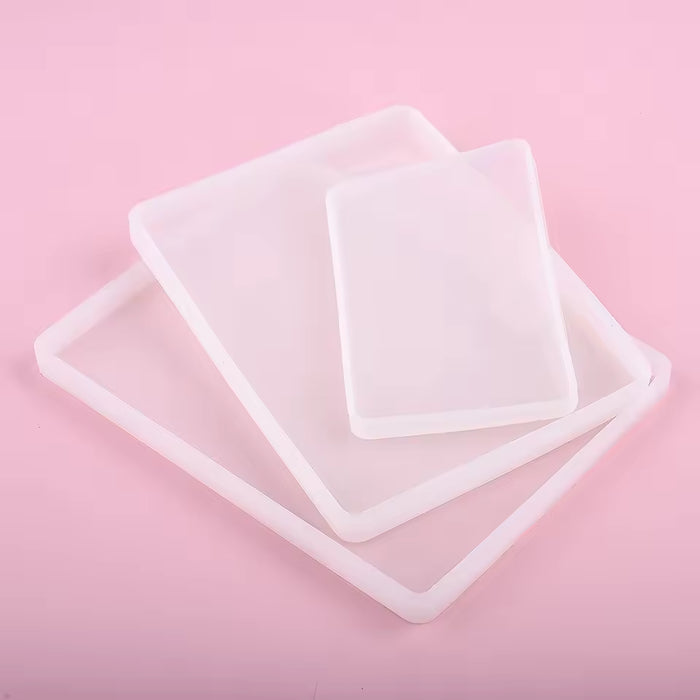 Rectangle Transparent Silicone Mold (4 variants) | Mould - Resinarthub