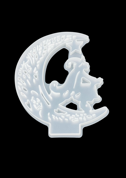 Hollow Moon Silicone Mold | Mould - Resinarthub