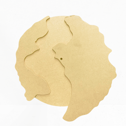 MDF Round Geode Clock Base | Surfaces - Resinarthub