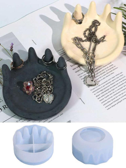 Palm Tray Storage Mold | Mould - Resinarthub