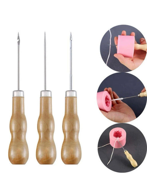 Wooden Handle Candle Punch Tool | Tools - Resinarthub