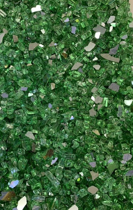 Reflective Crushed Glass for Resin art - Green (6mm) | - Resinarthub