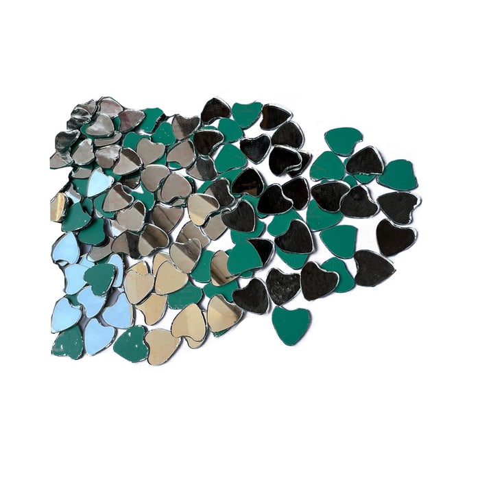 Mirror cuts for Art & Craft - Heart Shape | - Resinarthub