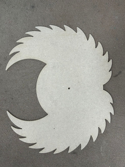 Angle Wing Shaped MDF Clock Base for Clock Making | Boards and Clock Accessories - Resinarthub