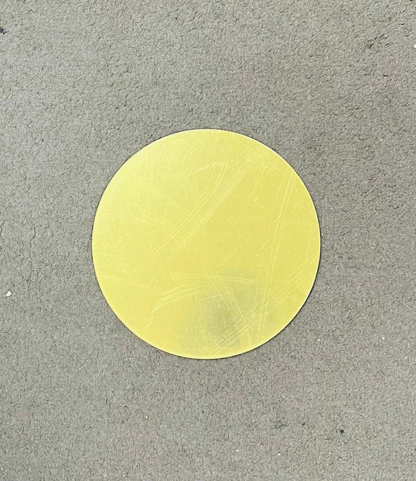 Dark Gold Round Acrylic Mirror Cutting for Resin Art | Boards and Clock Accessories - Resinarthub