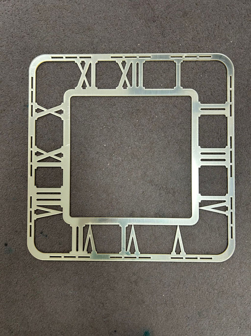 Square Shaped Roman Numeric Cutting | Fillings - Resinarthub