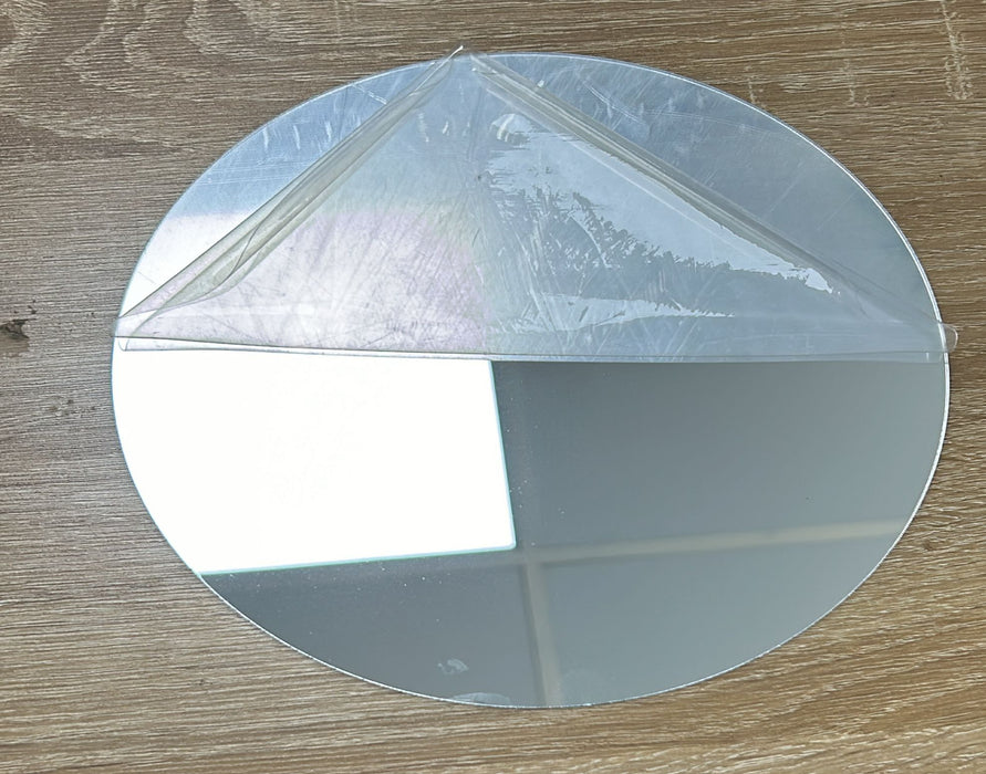 Silver Round Acrylic Cutting for Resin Art | Boards and Clock Accessories - Resinarthub