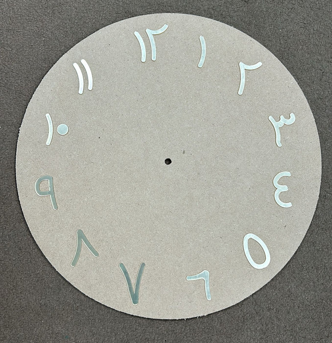 Light Gold Shaded Arabic Numeral Acrylic cutting for Resin Art | Fillings - Resinarthub