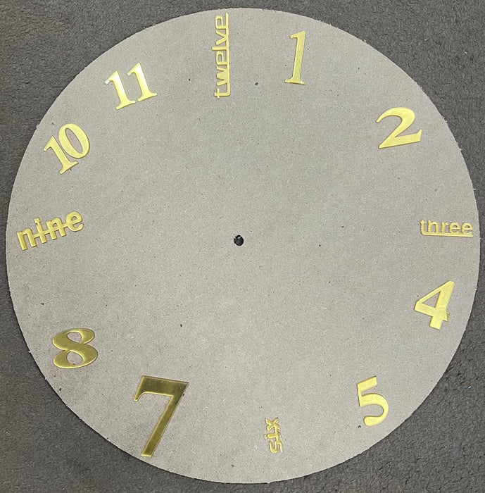 Golden Numbers Acrylic Cutting for Resin Art