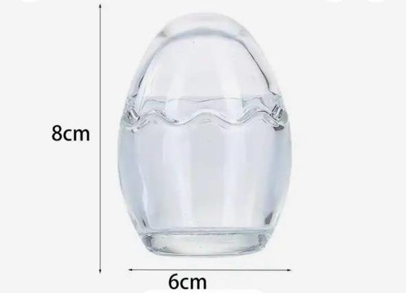 Egg Shaped Glass Jar for Candle Making | Mould - Resinarthub