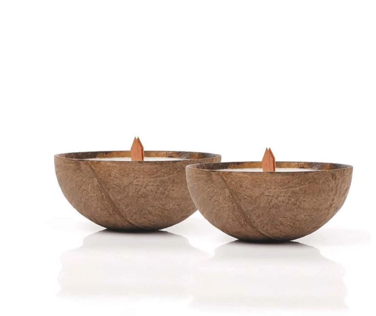Natural Coconut Shell for Candle Storage | Tools - Resinarthub