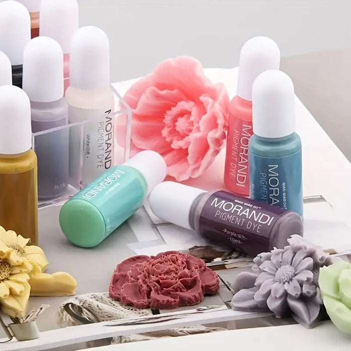 24 Colors Morandi Resin Pigments