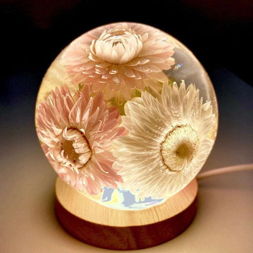 Crystal Round Silicon Mold Light Lamp and lamp holder | Mould - Resinarthub