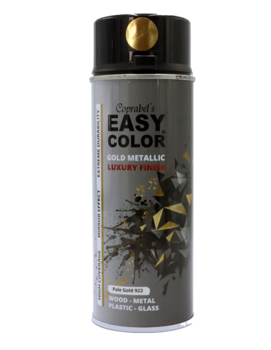 EASY COLOR PALE GOLD METALLIC SPRAY 922 | Pigment - Resinarthub