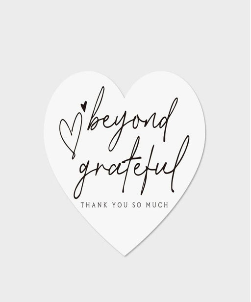 Heart Shaped Thank You Card for E-Com Packs |  - Resinarthub