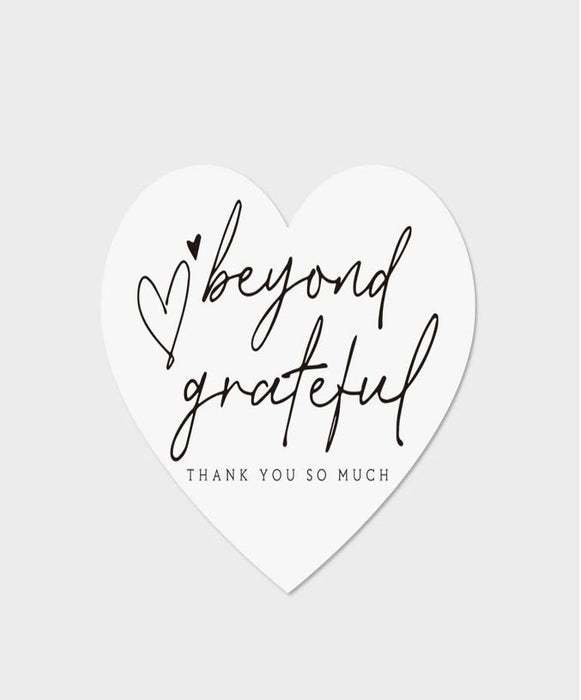 Heart Shaped Thank You Card for E-Com Packs | - Resinarthub