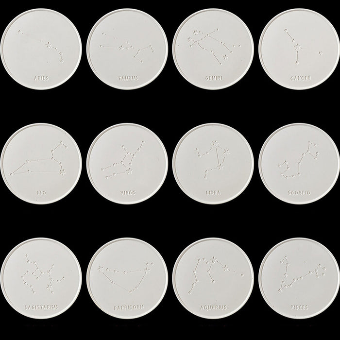 Zodiac Coaster Silicone Mold for Jesmonite Art | Mould - Resinarthub