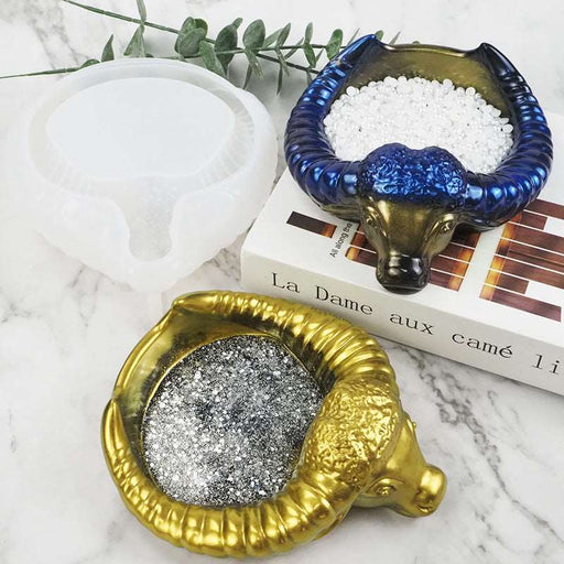 Bull Horn Ashtray Mold | Mould - Resinarthub