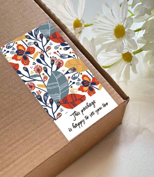 Leaf Shaped Self- Adhesive Stickers for E- Com Packs | Tools - Resinarthub