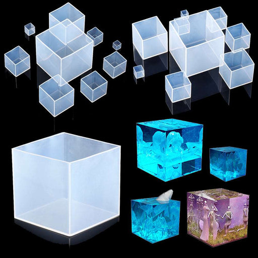 Cube Solid Silicone Mold | Mould - Resinarthub