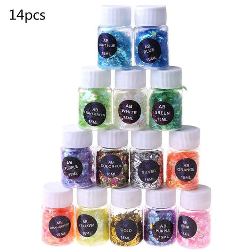 Colorful Broken Sugar Shell Pieces for UV Resin Jewelry (15ml ) | Fillings - Resinarthub