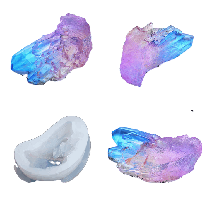 Crystal Quartz Slice Silicone Mold | Mould - Resinarthub