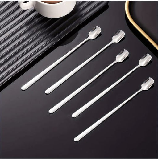 Stainless Steel Candle Wax Mixing Spoons - 6.69 Inch Long Handle | Tools - Resinarthub
