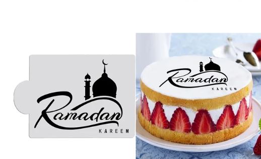 Stencil 'Ramadan Kareem' for Resin Art | Tools - Resinarthub