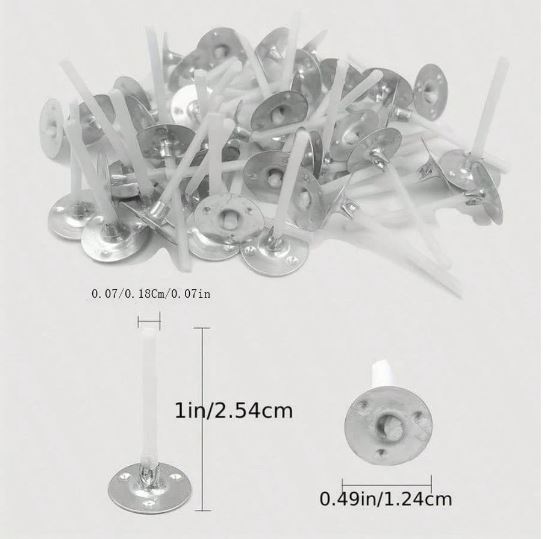 Tea Light Candle Wicks for Candle Making (100Pcs) | Tools - Resinarthub