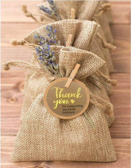 Gold Foil Printed Thank You Stickers for E- Com Packs | Tools - Resinarthub