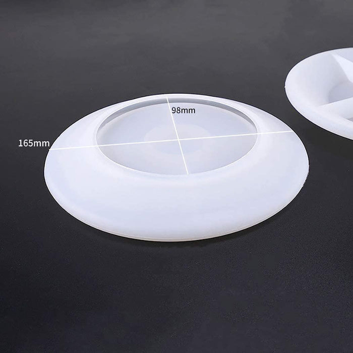 Round Flat Dish plate Silicone Mold | Mould - Resinarthub
