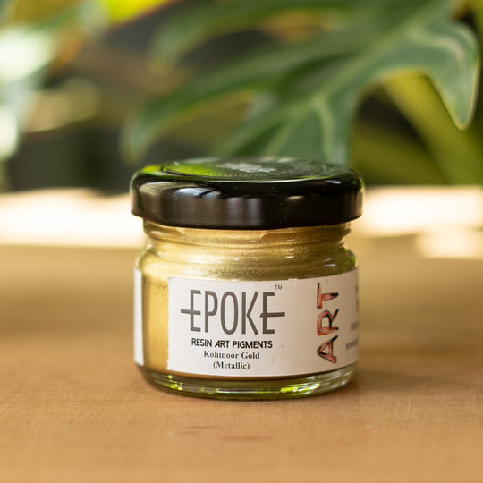 Kohinoor Gold Metallic Epoke Art Mini Pigment 20g | Pigment - Resinarthub