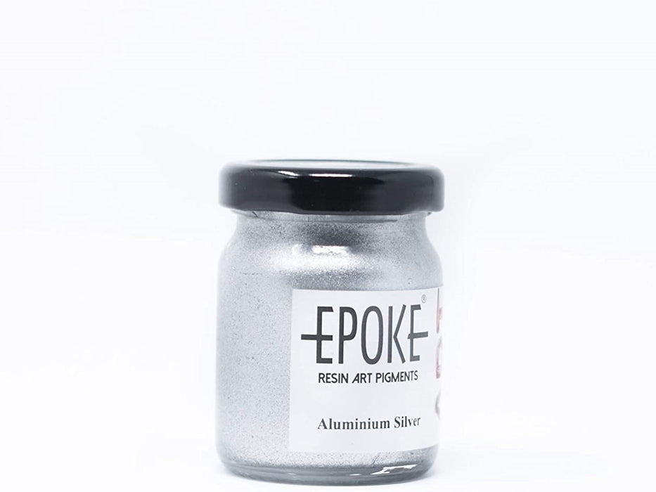 Aluminium Silver Metallic Epoke Art Pigment 70g | Pigment - Resinarthub