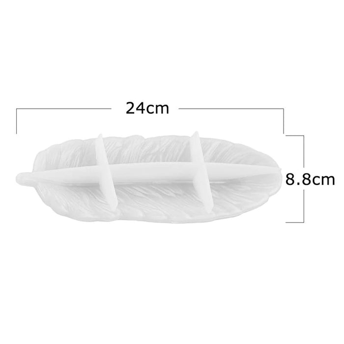 Large feather Tray Silicone Mold For Resin and Jesmonite | Mould - Resinarthub