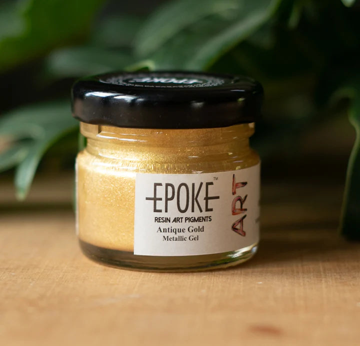 Antique gold metallic pigment 20g | Pigment - Resinarthub