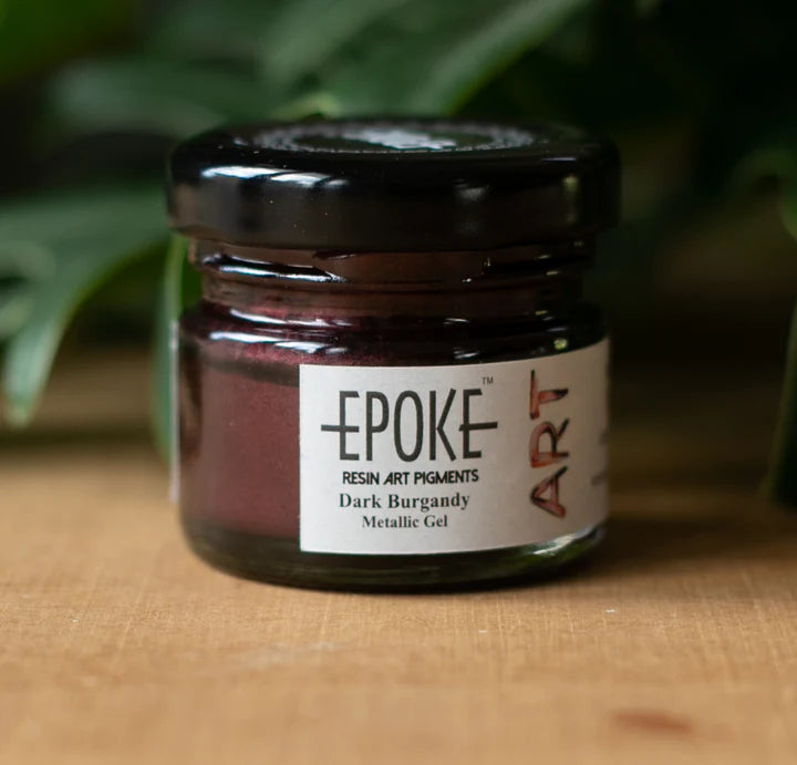 Dark Burgandy Metallic Epoke Art Mini Pigment 20g | Pigment - Resinarthub