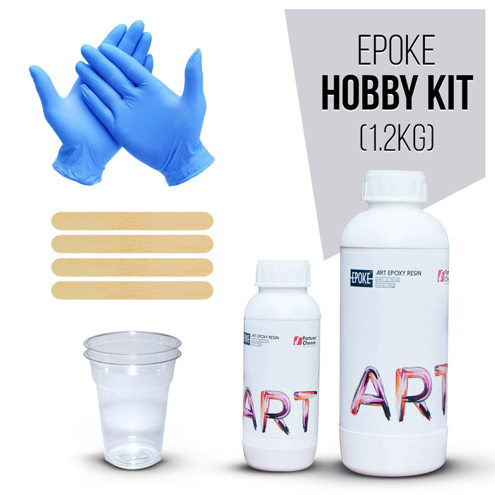 Epoke Resin Art Hobby Kit (1.2kg) | Epoxy Resin - Resinarthub