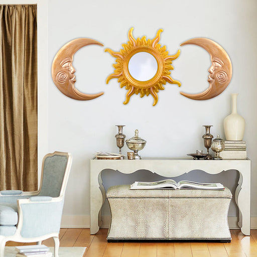 New Moon Sun Shape Mirror Silicone Mould | Tools - Resinarthub
