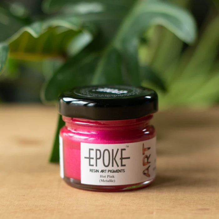 Hot Pink Metallic Epoke Art Mini Pigment 20g | Pigment - Resinarthub