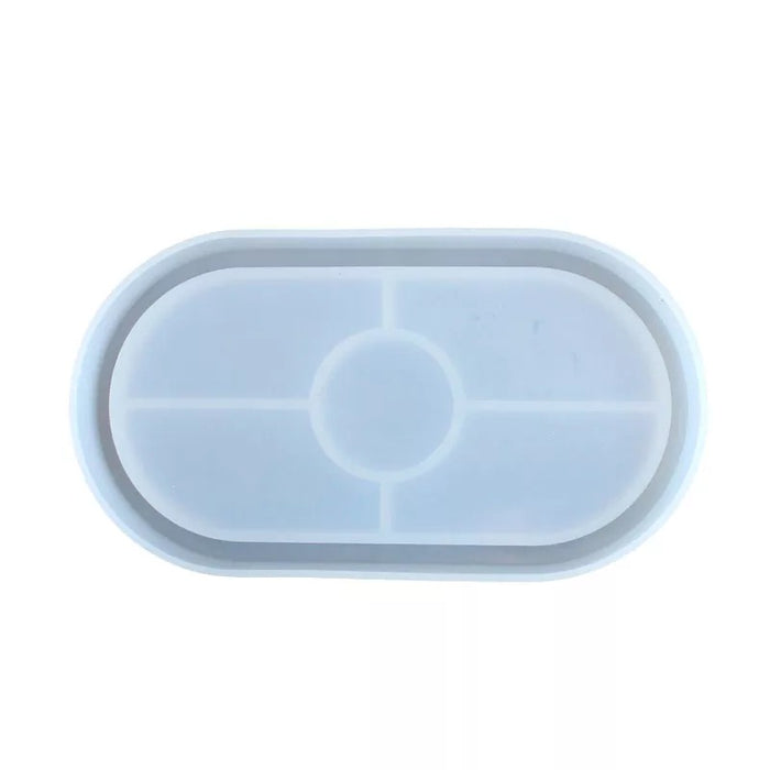 Oval Coaster Flexible Silicone Mold (2 style) | Mould - Resinarthub