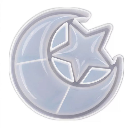 Star Moon Plate Dish Jewelry Storage Mould | Mould - Resinarthub