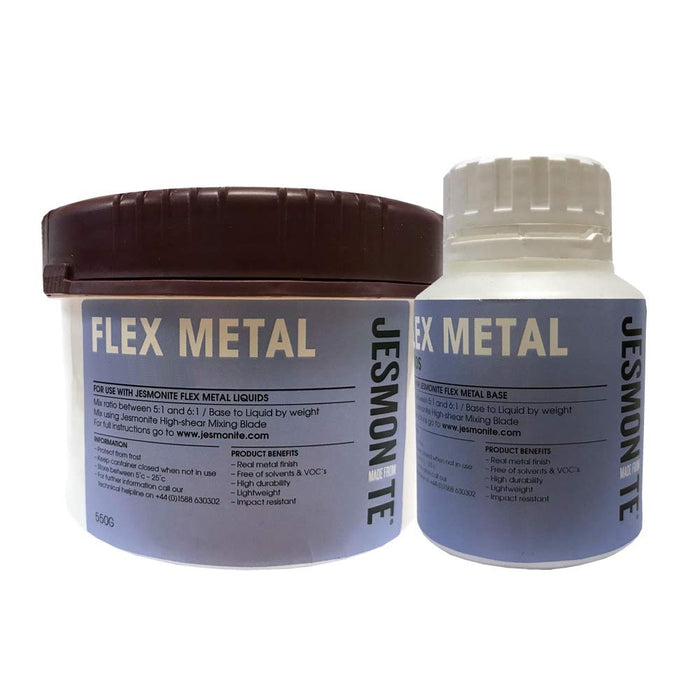 Jesmonite AC730 Flex Metal Gel Coats + Liquid Kit (650grams) | Jesmonite - Resinarthub