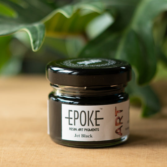 Jet Black Epoke Art Mini Pigment 25g | Pigment - Resinarthub